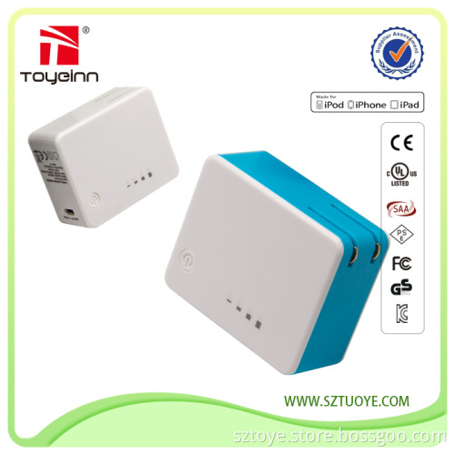 Portable External Battery Charger / AC Adapter 5V 3.1A /3000MAH Power Bank USB Wall Charger